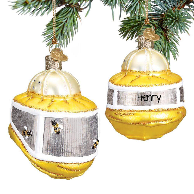 Beekeeper Hood Ornament created by OLD WORLD CHRISTMAS and designed by Ornament Shop