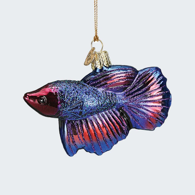 Betta Fish Ornament created by OLD WORLD CHRISTMAS and designed by Ornament Shop
