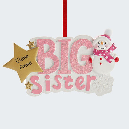 Big Sister Snowman Ornament created by KURT ADLER and designed by Ornament Shop