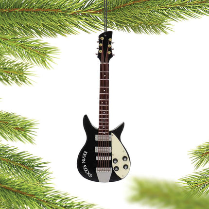 Black Electric Guitar Ornament created by BROADWAY and designed by Ornament Shop
