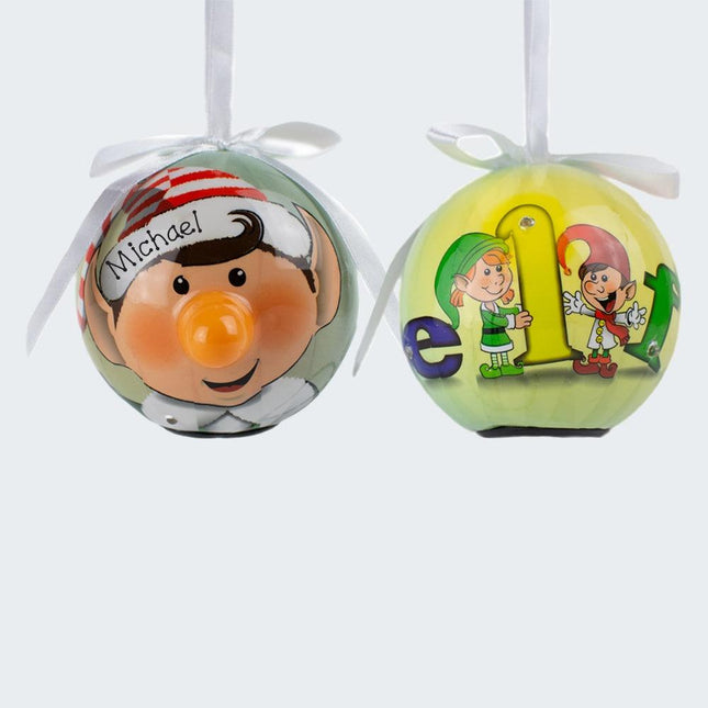 Blinking Nose Elf Ornament created by ORNAMENT SHOP