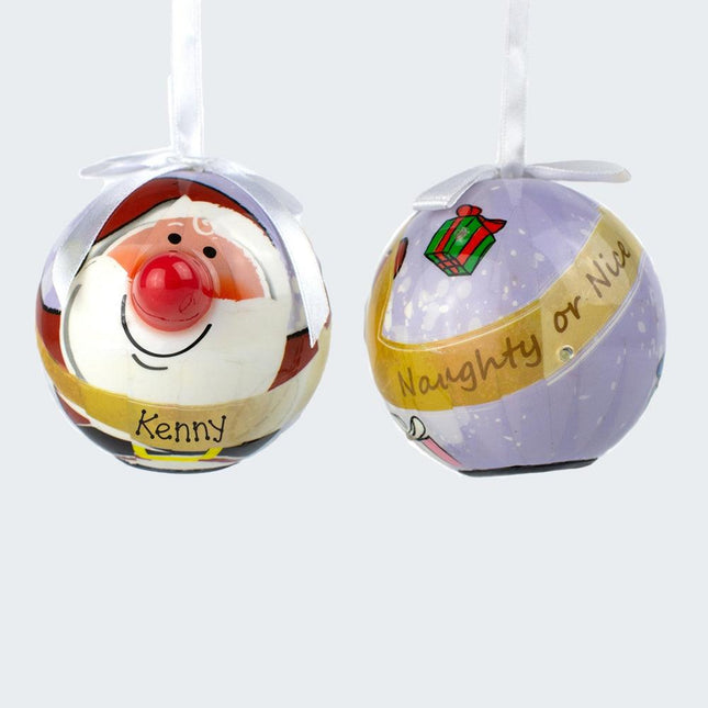 Blinking Nose Santa Ornament created by ORNAMENT SHOP