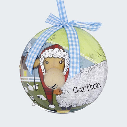 Blinking Nose Sheep Ornament created by ORNAMENT SHOP