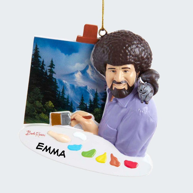 Bob Ross Painting Ornament created by KURT ADLER and designed by Ornament Shop