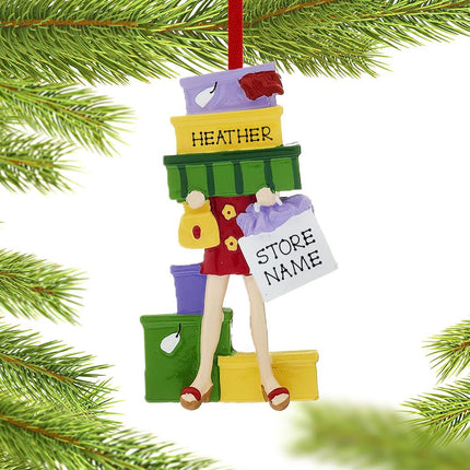 Born To Shop Ornament created by RUDOLPH AND ME and designed by Ornament Shop