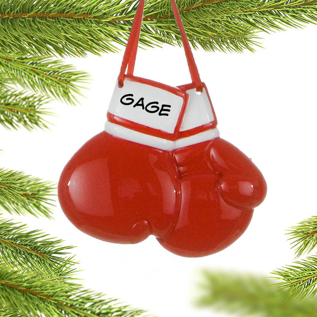 Boxing Gloves Ornament created by RUDOLPH AND ME and designed by Ornament Shop