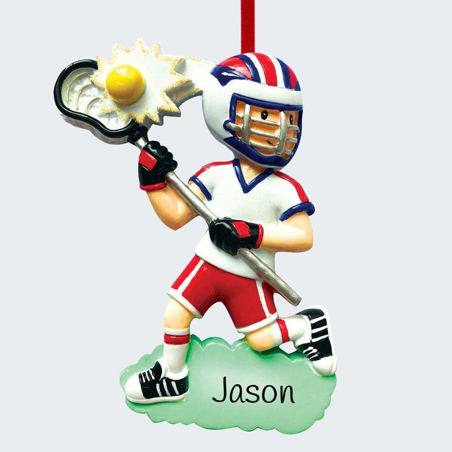 Boy Lacrosse Ornament created by ORNAMENT SHOP