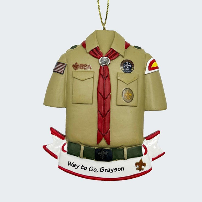 Boy Scout Ornament created by KURT ADLER and designed by Ornament Shop
