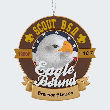Boy Scouts of America Eagle Bound Ornament created by KURT ADLER and designed by Ornament Shop