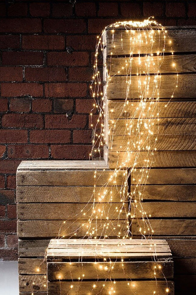 Silver Copper Branch Tree Lights - Plug in