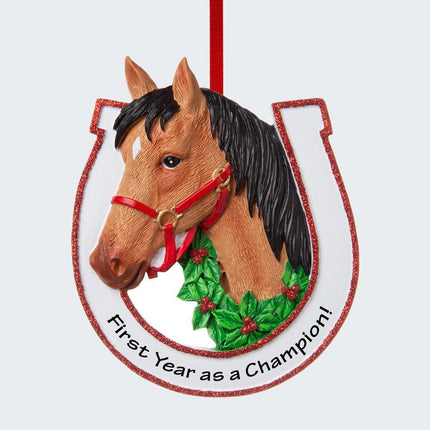 Brown Horse Ornament created by ORNAMENT SHOP