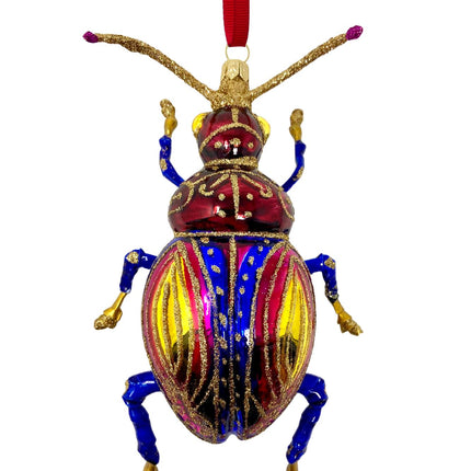 Bug Hand-Painted Glass Ornament