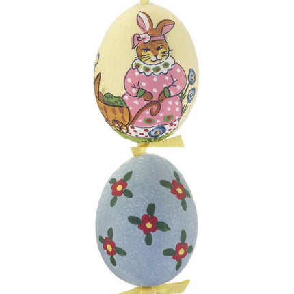 Bunny with Carriage Easter Egg Ornament created by ORNAMENT SHOP