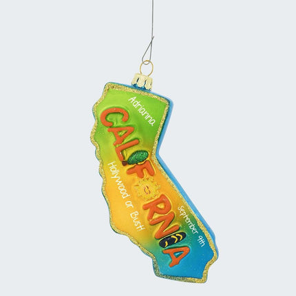 California State Shape Personalized Ornament