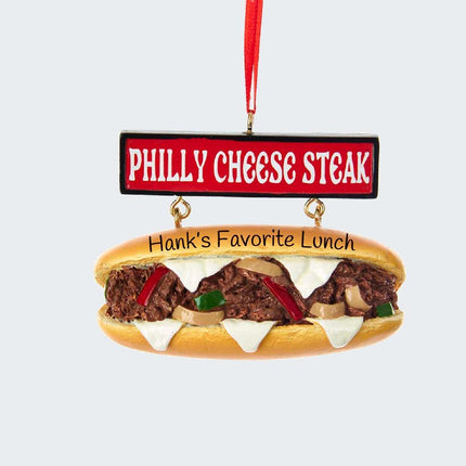 Cheese Steak Sandwich Ornament created by KURT ADLER and designed by Ornament Shop