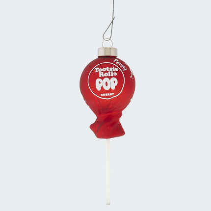 Cherry Tootsie Roll Pop Ornament created by KAT + ANNIE and designed by Ornament Shop