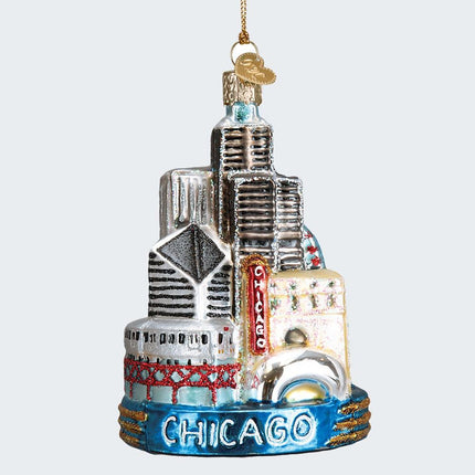 Chicago Ornament created by OLD WORLD CHRISTMAS and designed by Ornament Shop