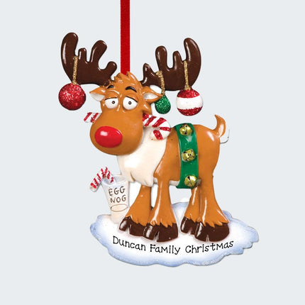 Christmas Moose Ornament created by ORNAMENT SHOP