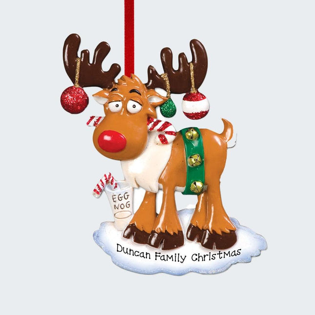 Christmas Moose Ornament created by ORNAMENT SHOP
