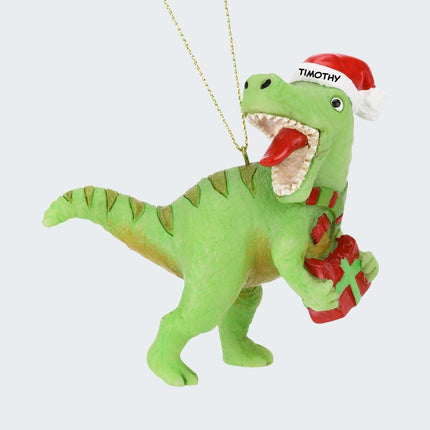 Christmas TRex Ornament created by TREE BUDDEES and designed by Ornament Shop
