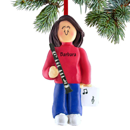 Clarinet Player Personalized Ornament created by ORNAMENT SHOP