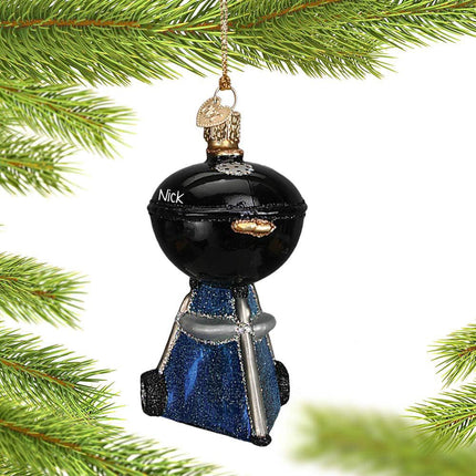 Classic Barbecue Grill Ornament created by OLD WORLD CHRISTMAS and designed by Ornament Shop