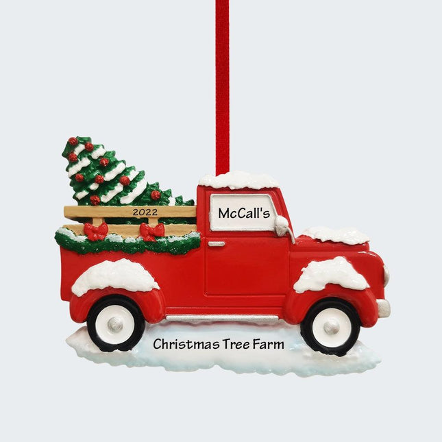 Classic Red Truck Ornament created by ORNAMENT SHOP