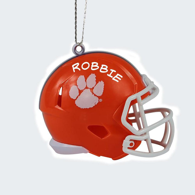 Clemson University Football Helmet Ornament created by ORNAMENT SHOP