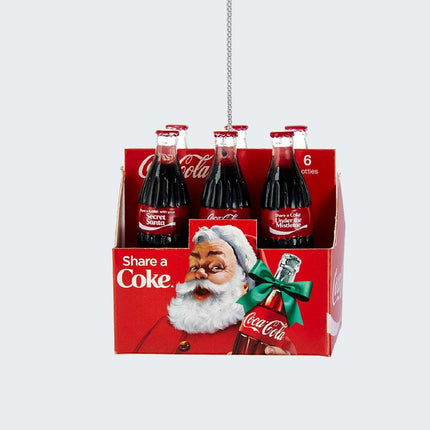 Coca-Cola Six Pack of Bottles Ornament created by KURT ADLER and designed by Ornament Shop
