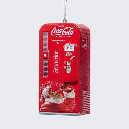 Coke Santa Vending Machine Ornament created by KURT ADLER and designed by Ornament Shop