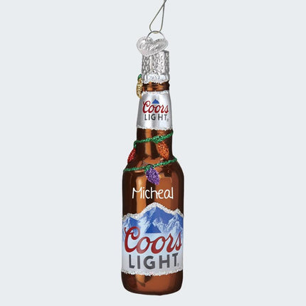 Coors Light Ornament created by OLD WORLD CHRISTMAS and designed by Ornament Shop