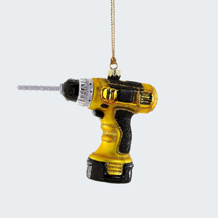 Cordless Drill Yellow Ornament created by ORNAMENT SHOP