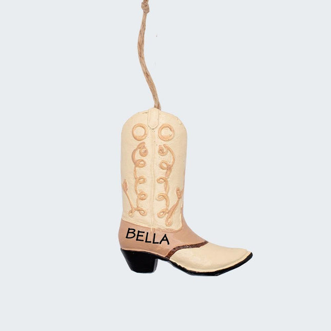 Cowboy Boots (Tan) Ornament created by ORNAMENT SHOP