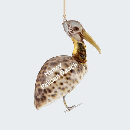 Cowry Shell Pelican Ornament created by ORNAMENT SHOP