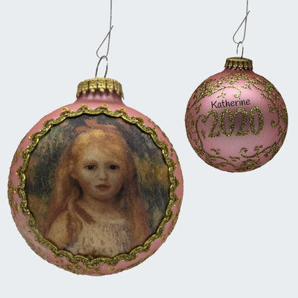Dated Dated Masters on Silk (Little Gleaner Renoir) Ornament created by KREBS and designed by Ornament Shop