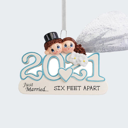 Dated Wedding Ornament created by RUDOLPH AND ME and designed by Ornament Shop