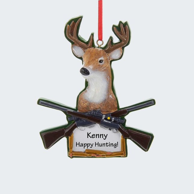 Deer Hunting Rifles Ornament created by KURT ADLER and designed by Ornament Shop