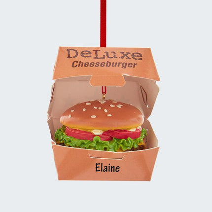 Deluxe Cheeseburger Ornament created by KURT ADLER and designed by Ornament Shop