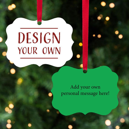 Design Your Own Metal Ornament - COLOR - Kelly Green created by ORNAMENT SHOP EXCLUSIVE and designed by Ornament Shop