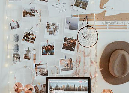 100 LED Silver Copper Fairy Lights - USB