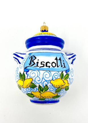 Italian Cookie Jar Holiday Polish Glass Christmas Ornament D designed by Kenzies of London and by Personalized Ornamentshop