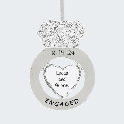 Diamond Engagement Ring Ornament created by RUDOLPH AND ME and designed by Ornament Shop
