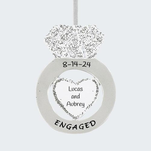 Diamond Engagement Ring Ornament created by RUDOLPH AND ME and designed by Ornament Shop