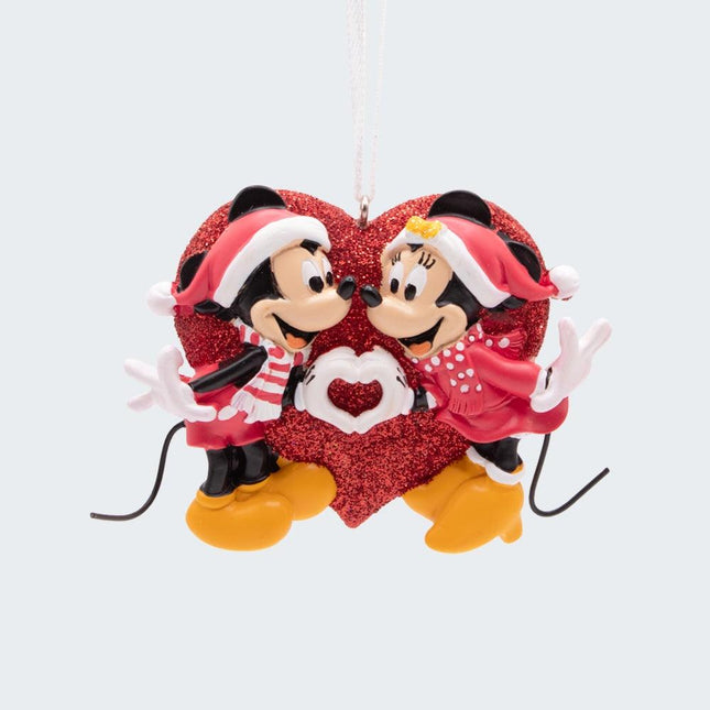 Disney Mickey and Minnie Ornament created by HALLMARK and designed by Ornament Shop
