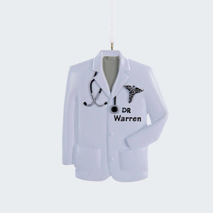Doctor Lab Coat with Caduceus Symbol Ornament created by KURT ADLER and designed by Ornament Shop