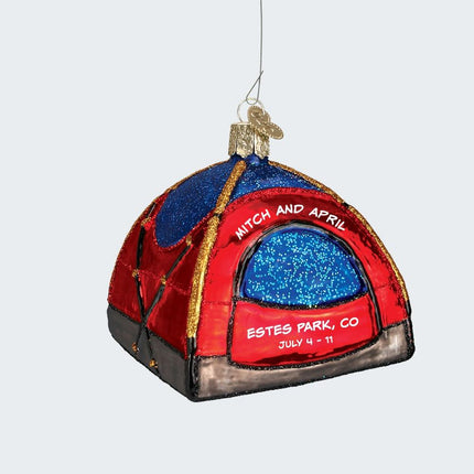 Dome Tent Ornament created by OLD WORLD CHRISTMAS and designed by Ornament Shop