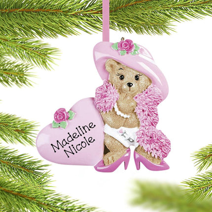 Dress Up Baby Girl Ornament created by RUDOLPH AND ME and designed by Ornament Shop