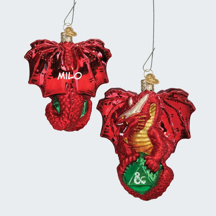Dungeons Dragon Ornament created by OLD WORLD CHRISTMAS and designed by Ornament Shop