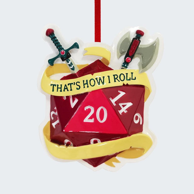 Dungeons & Dragons Dice Ornament created by ORNAMENT SHOP