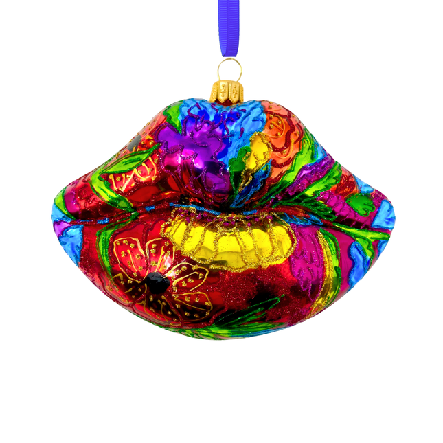 Bijou Bug Holiday Polish Glass Christmas Ornament Luxury designed by Kenzies of London and by Personalized Ornamentshop
